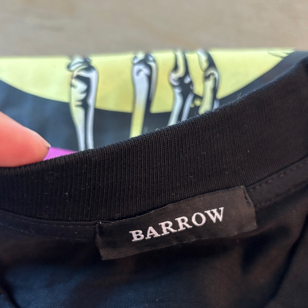 BARROW Black Graphic T-Shirt - Picture 3 of 4
